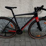 BICI GRAVEL SCOTT ADDICT COLORE NERO/ROSSO
