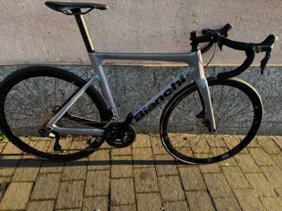 BICI DA CORSA BIANCHI ARIA COLORE GRIGIO