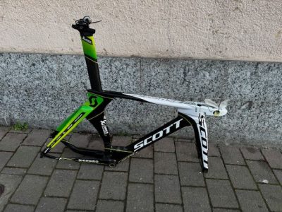 BICI DA CORSA SCOTT PLASMA COLORE NERO/VERDE