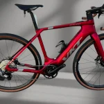 bici e-gravel montana lys 2.0 colore rosso