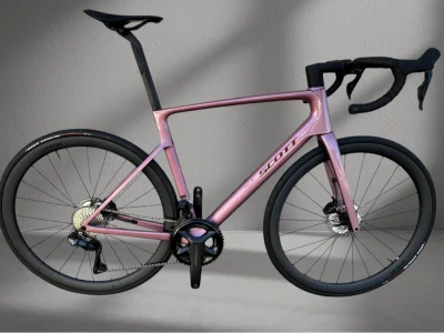 bici da corsa scott addict rc 30 colore rosa
