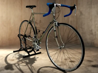 BICI DA CORSA VINTAGE LEGNANO COLORE GRIGIO