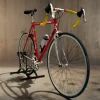 BICI DA CORSA VINTAGE BIANCHI AMELIO COLORE ROSSO