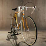 BICI DA CORSA VINTAGE BARTALI COLORE GIALLO